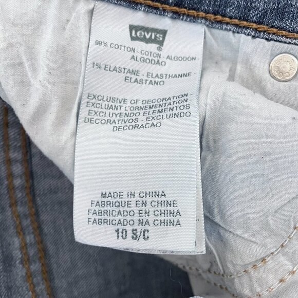 Levi's 515 Women's Jeans Boot Cut Medium Wash size 10S length 29" - Picture 8 of 9